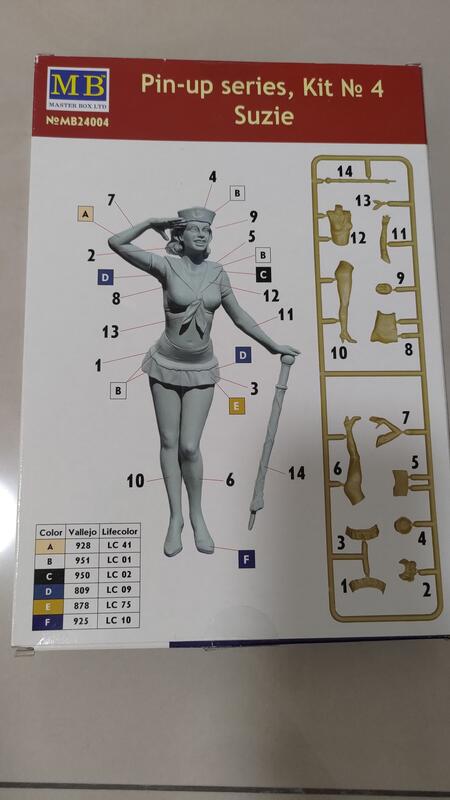 MB 人物模型Pin up series Kit NO 4 露天市集 全台最大的網路購物市集