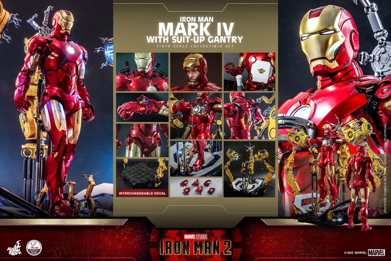 全新未拆 Hot toys Qs Qs 鋼鐵人 MK 整備台 非 mms mms 露天市集 全台最大