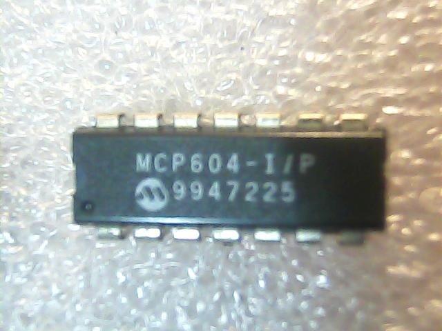 MCP604 I P DIP14 2 7V to 6 0V Single Supply CMOS Op Amps Microchip 露天