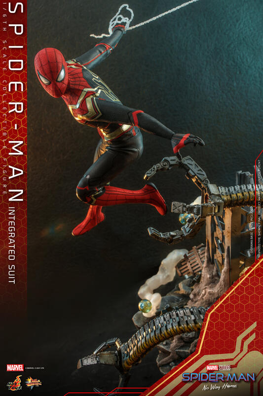 蛋太郎全新現貨 野獸國 HOT TOYS MMS 蜘蛛人無家日 蜘蛛人 融合戰衣款 豪華版 露天市集 全台最大的網路購物市集