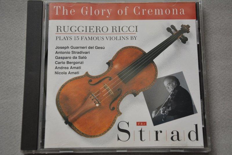 絕版CD The Glory of Cremona Ricci演奏 The Strad版 非賣 露天市集 全台最大的網路購物市集