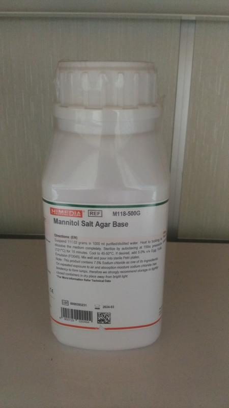 HiMedia MSA Mannitol Salt Agar 500g 甘露醇鹽瓊脂培養基 露天市集 全台最大的網路購物市集