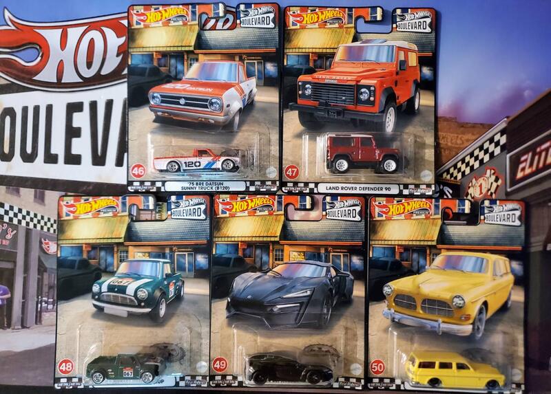 玩具快克 HOT WHEELS 風火輪 林蔭大道 精裝 膠胎 一套五台 Lykan Datsun MINI 露天市集 全台最大的網路購物市集