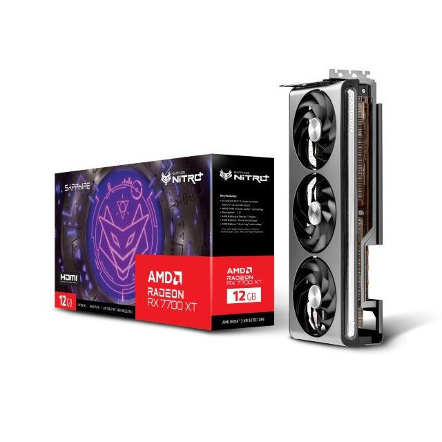 預購 10 14天 SAPPHIRE NITRO AMD Radeon RX 7700 XT 12GB 加贈藍寶信仰小物 露天市集