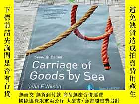 古文物Carriage罕見of Goods by Sea Seventh Edition 海上貨物運輸 第七版 書內有部 