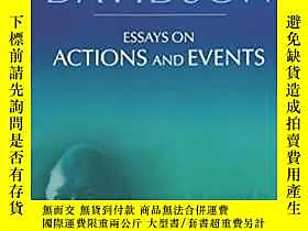 古文物2001年出版，Essays罕見On Actions And Events (philosophical Essa 