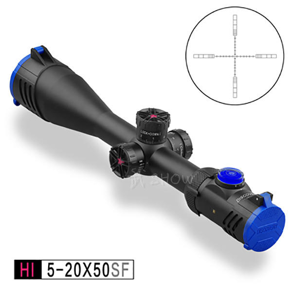 武SHOW DISCOVERY HI 5-20X50SF 狙擊鏡 水平儀 (真品瞄準鏡抗震倍鏡氮氣清晰快瞄內紅點紅外線