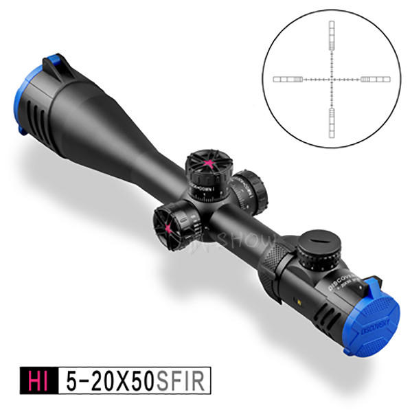 武SHOW DISCOVERY HI 5-20X50SFIR 狙擊鏡 帶燈( 真品瞄準鏡抗震倍鏡氮氣清晰快瞄內紅點紅外線