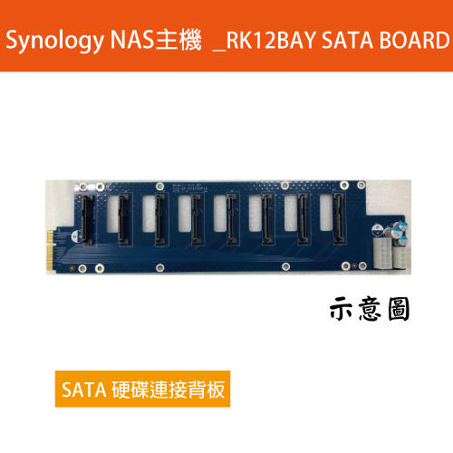 Synology NAS主機 _SATA背板_RK12BAY SATA BOARD