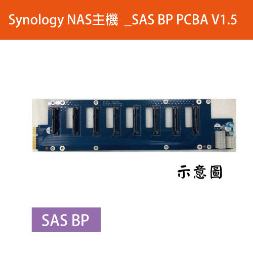 Synology NAS主機 _SAS背板_SAS BP PCBA V1.5