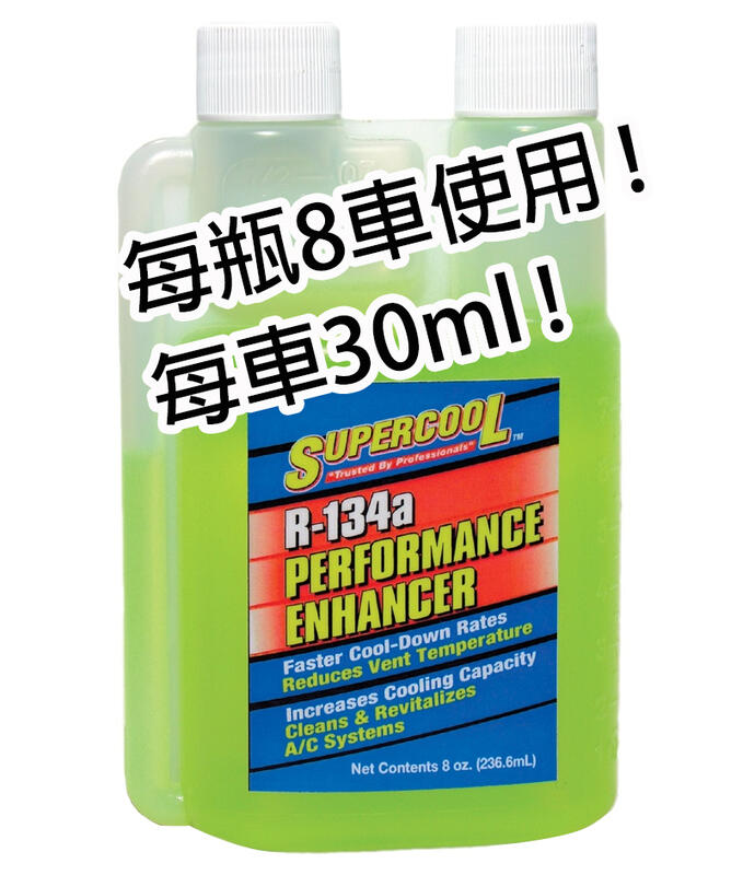 【Supercool 超級冷】 冰點還原劑 R134a冷媒 汽車空調 美國原裝進口