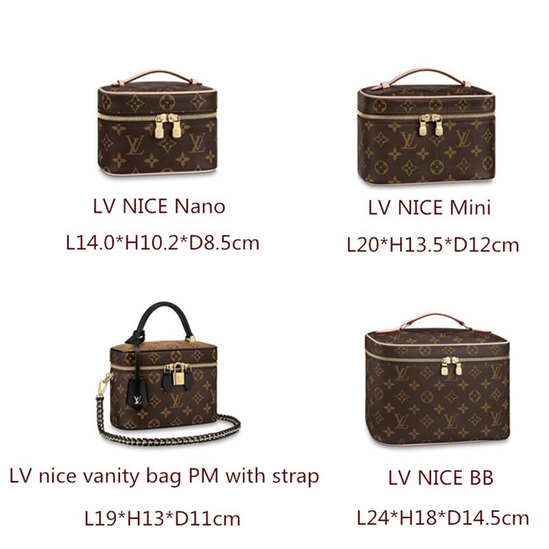 替換內膽包適用于LV nice nano mini PM BB包內膽包收納包整理包化妝盒內襯, 露天市集