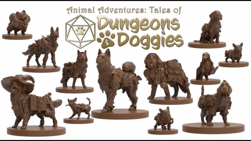 【恐懼浪潮】動物傳奇:狗狗冒險者 Dungeons Doggies Vol.2 龍與地下城 5E TRPG 戰棋 現貨