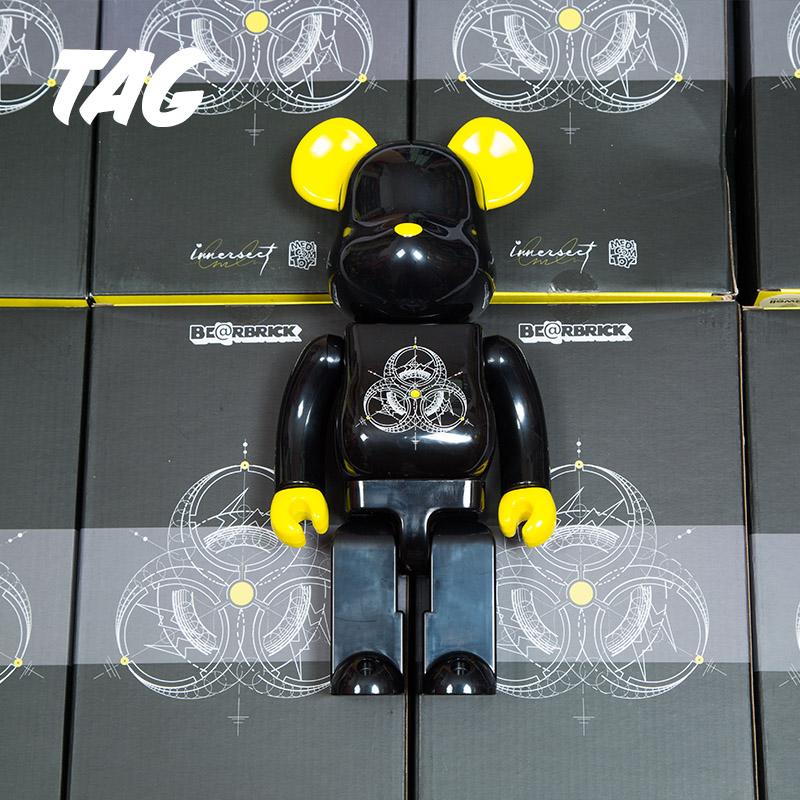 TAG海外發貨BE@RBRICK x FRAGMENT x INNERSECT 400%展會限定公仔玩具熊