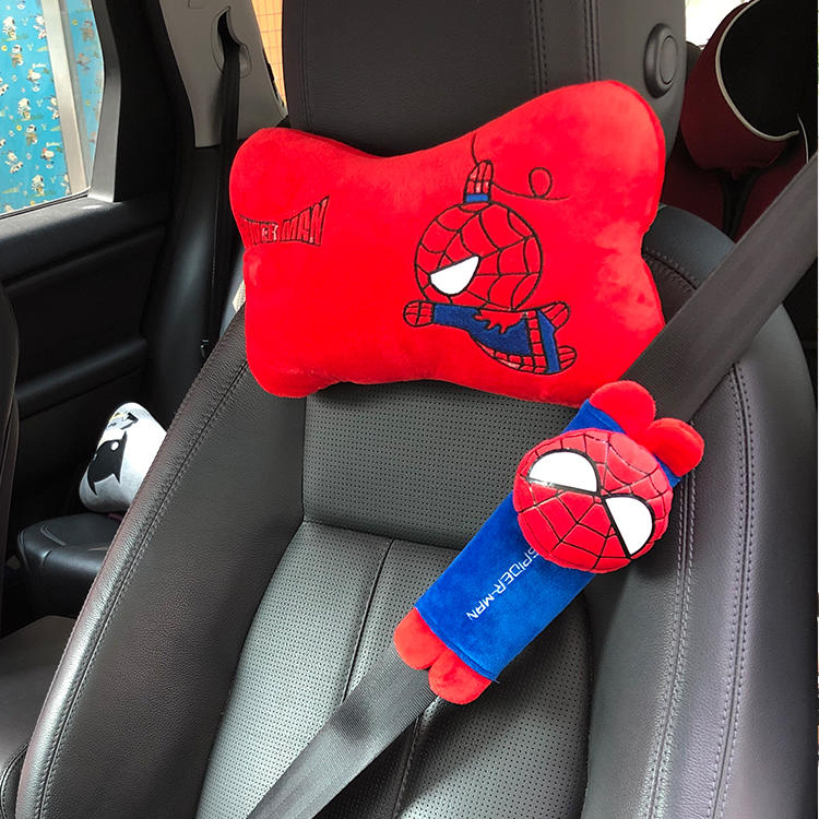 🔥安全帶護肩套🔥卡通 汽車內飾 米奇 米妮 麵包超 人蜘蛛人 鋼鐵人 可愛 ✨