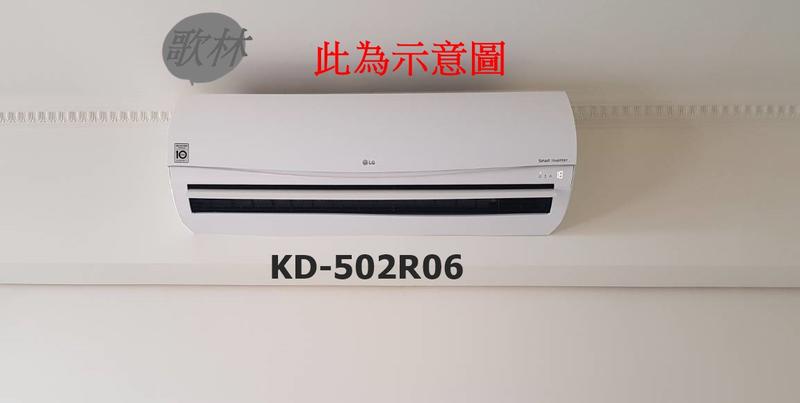 [桂安家電] Kolin歌林 不滴水系列窗型冷氣 KD-502R06/KD-502L06(右吹/左吹)