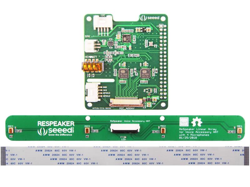 員外DIY衝評價~樹莓派Raspberry Pi專用ReSpeaker 4-Mic Linear Array Kit