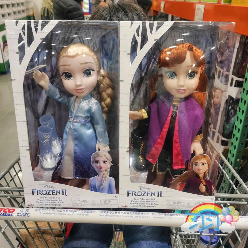 A pint小鋪現貨Costco代購迪士尼冰雪奇緣2艾莎愛莎安娜美人魚白雪公主娃娃玩具