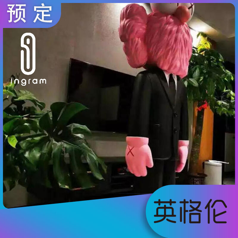 KAWS DIOR BFF Open Edition Vinyl Paint Pink 1.8米潮玩粉色| 露天市