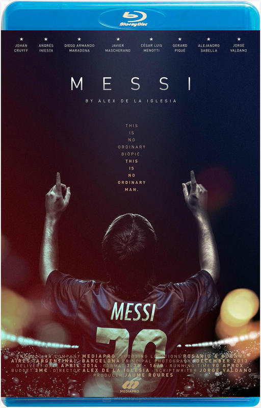 盒裝藍光影片 - 球神梅西 / 梅西 / Messi (2014)