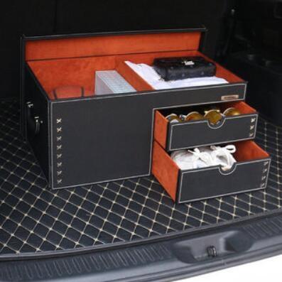 奔馳寶馬汽車后備箱儲物尾箱多功能整理收納車載雜置物盒車內用品LZ3121 聖誕 鉅惠來襲