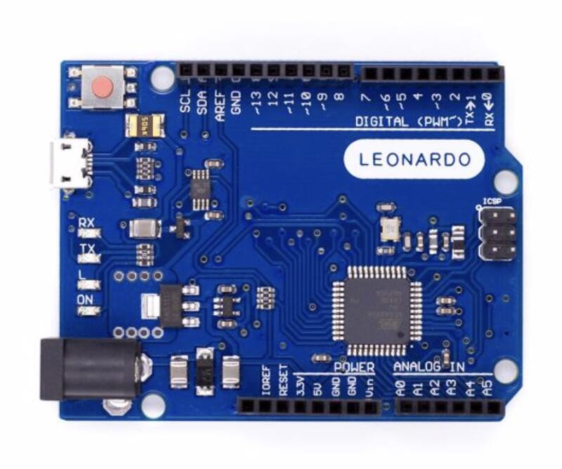 【樂意創客官方店】 Leonardo R3 開發板ATMEGA32U4 官方開源版 送傳輸線 適用Arduino