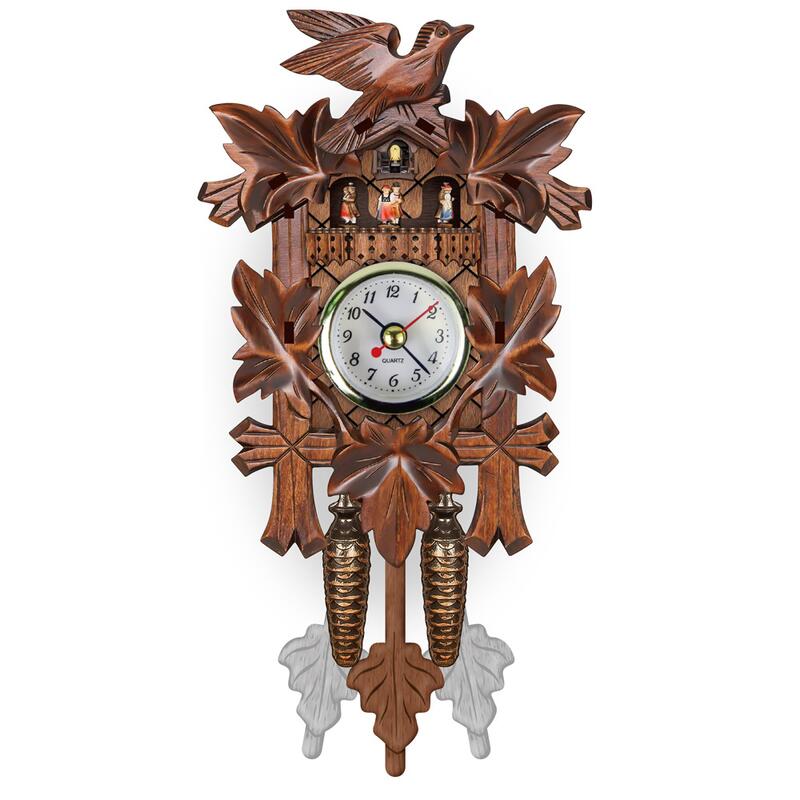 歐式咕咕鐘掛鐘 創意木質 時鐘DIY定制客廳壁掛美合文化