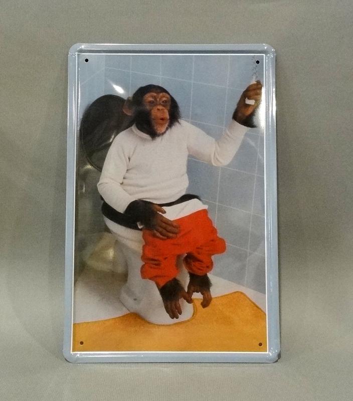 Bunny House~Ape猿人鐵板畫11-YY021(復古風海報.咖啡廳餐廳酒吧裝飾.鐵板畫鐵皮畫鐵版畫.文青必備)