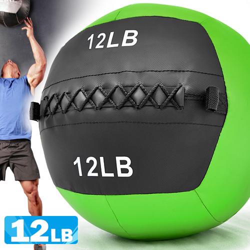 狂推薦C113-2312負重力12LB軟式藥球5.4KG舉重量訓練球wall ball壁球牆球抗力球韻律球復健球實心球