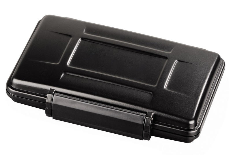 呈現攝影-黑金剛記憶卡收納盒 內層防滑 可記錄和擦拭 防水/防摔/防塵 儲存盒 SD.SDHC.CF MicroSD T
