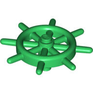 全新LEGO樂高綠色船舵【52395】Ship's Wheel ( ) 6278559 4790
