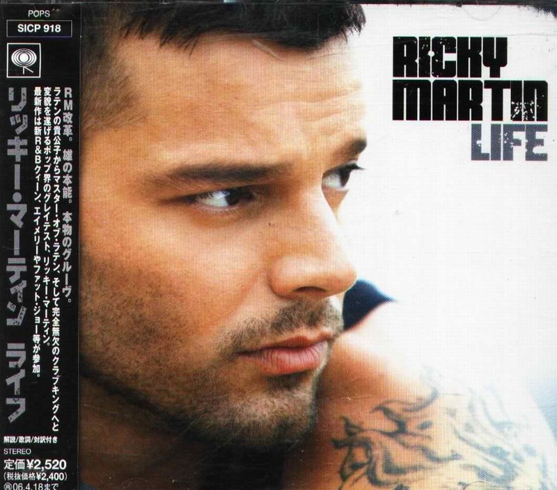 八八 - Ricky Martin - LIFE - 日版 CD+OBI