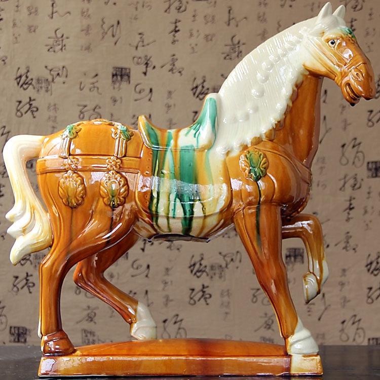 ◯唐三彩馬 Amazon.co.jp: 唐三彩馬 九都牌唐三彩 中国洛陽市美術陶磁廠