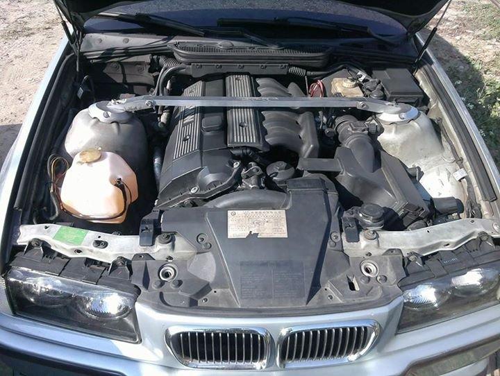 BMW E36 E39 E38 E46 323 年份97.09 M52單可變引擎線組電腦(全套)零件車