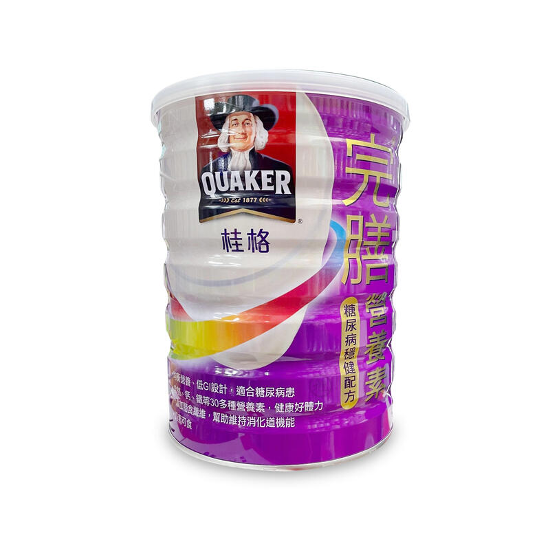 桂格-完膳營養素 穩健配方奶粉(糖尿病適用) 900g/罐 *小倩小舖