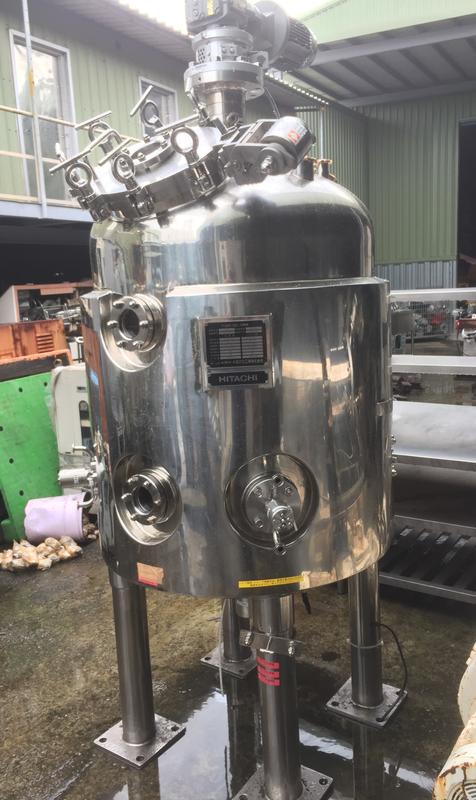 日本外匯 500公升雙層不銹鋼白鐵桶/攪拌發酵培養槽