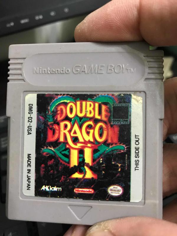 GAME BOY GB GBC  Double Dragon2 雙截龍2  Double Dragon3 雙截龍3 合售