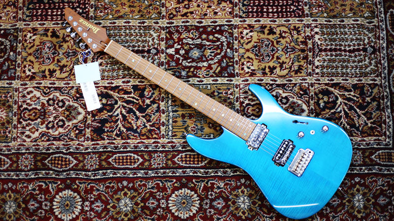 大鼻子樂器 Ibanez MM1 透明水藍色 電吉他