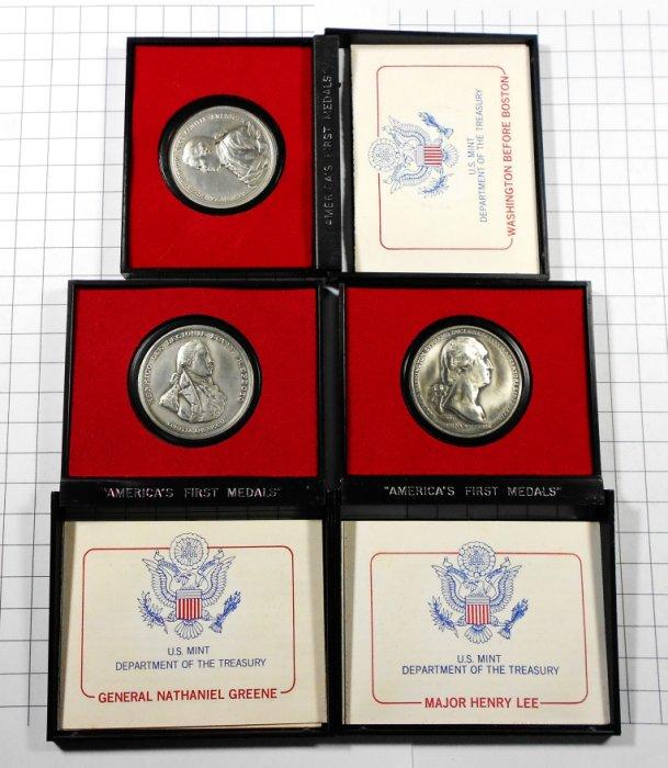 HD080 美國獨立戰爭紀念 勳章 含盒重約56g 共3盒壹標