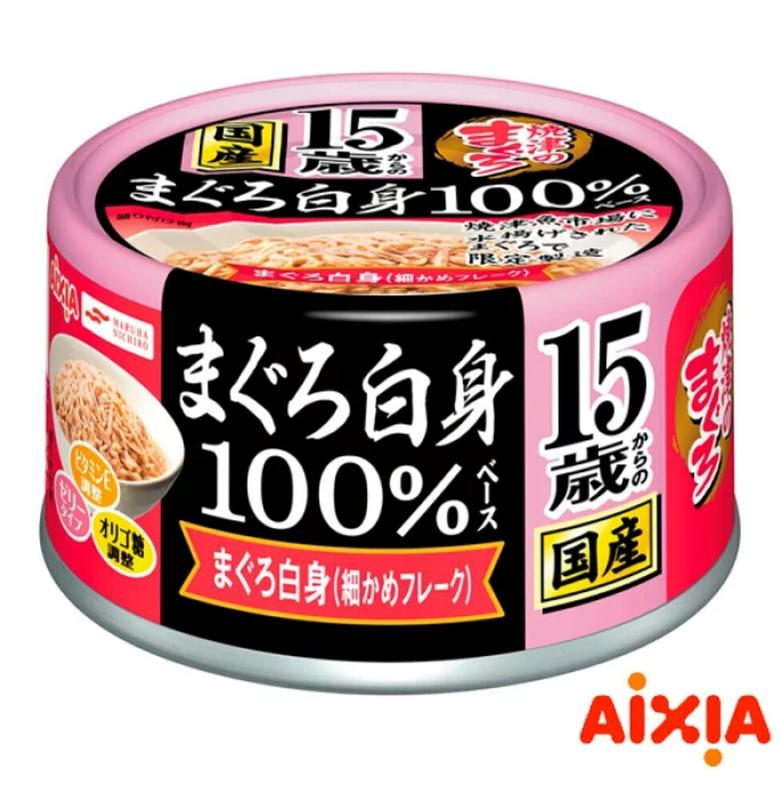 ｛日本國產｝《24罐賣場》愛喜雅 AIXIA 15歲燒津100%純鮪魚罐