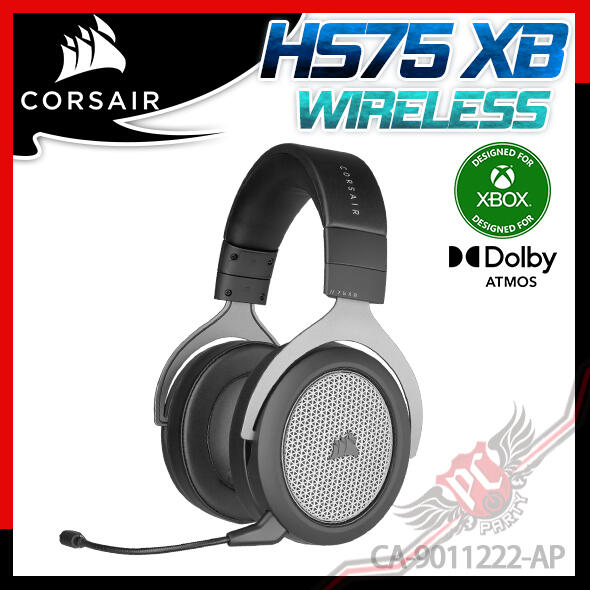 [ PCPARTY ] CORSAIR 海盜船 HS75 XB WIRELESS 無線 電競耳機