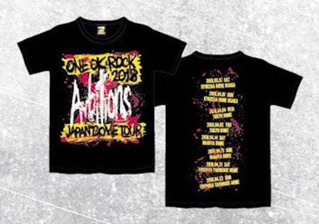 代購ONE OK ROCK 2018 AMBITIONS JAPAN DOME TOUR 官方限量T-shirt A款 