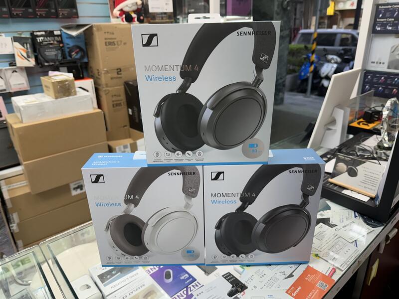 禾豐音響 Sennheiser MOMENTUM 4 Wireless 耳罩式耳機 宙宣公司貨保固兩年
