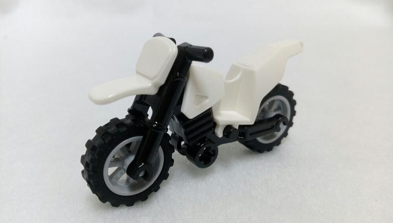 樂高 LEGO 白色 越野機車/摩托車