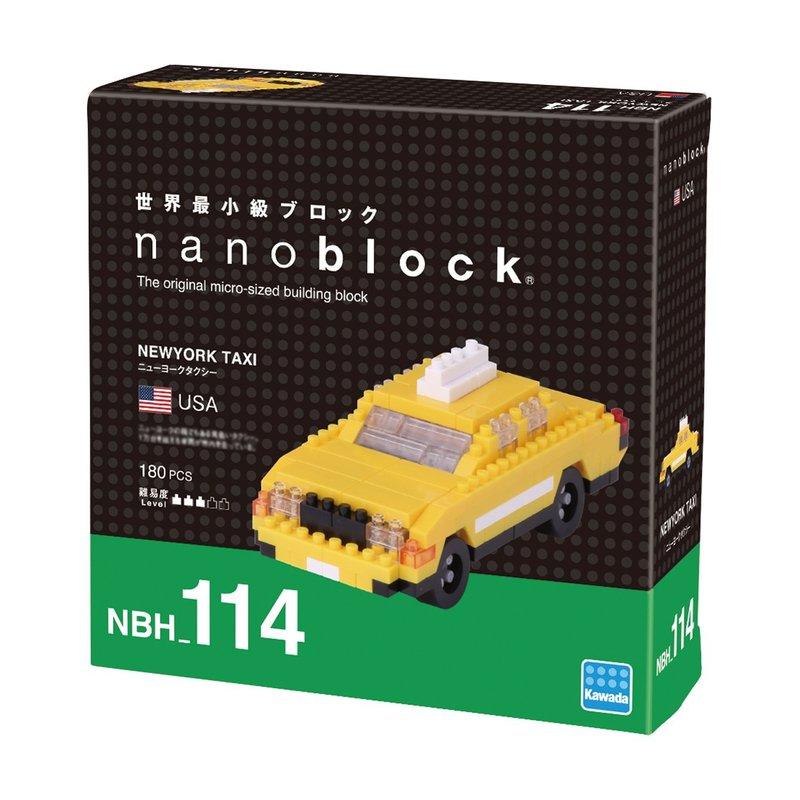 Kawada Nanoblock 日本河田積木 USA NEWYORK TAXI 美國紐約計程車 的士 NBH-114