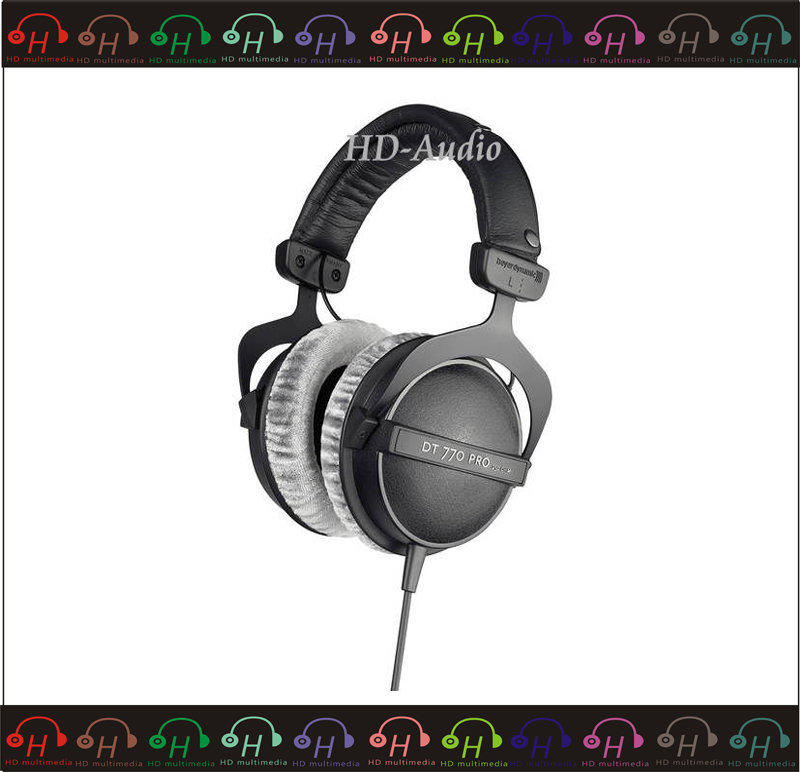 HD Multimedia 台中逢甲-耳機專賣店Beyerdynamic DT-770 PRO80歐姆 密閉耳罩式