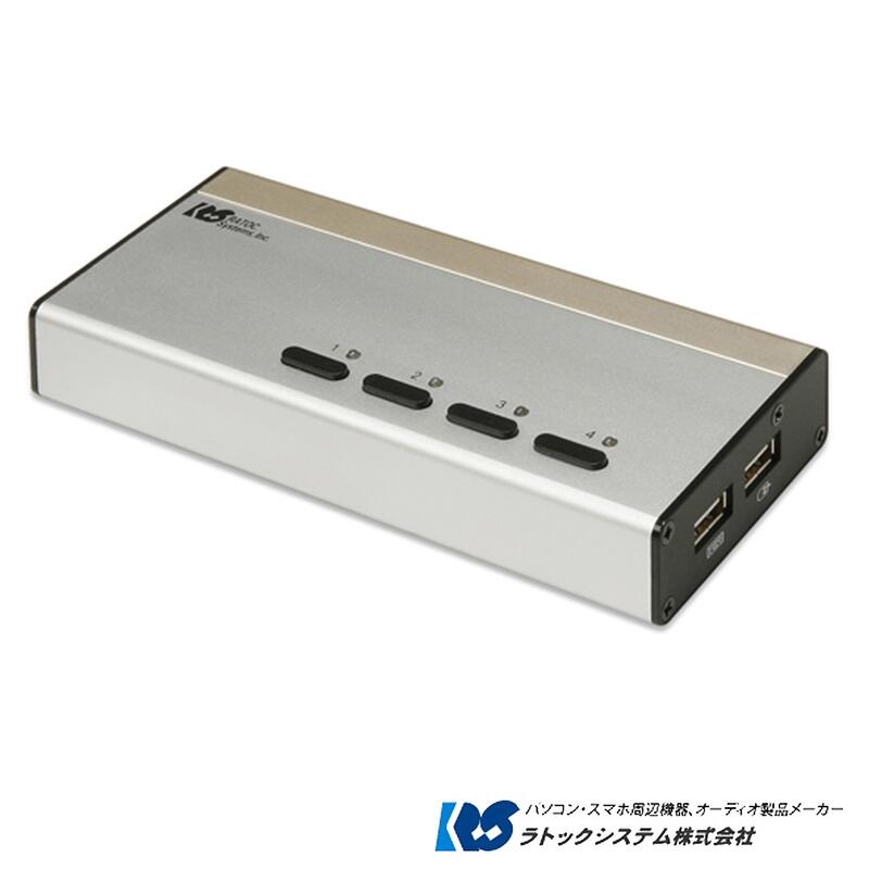 75海 RATOC 4-Port DVI USB電腦KVM切換器 (REX-430UDA) T