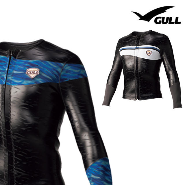 【Water Pro水上運動用品】{GULL}- 2mm SKIN TOPPER 鯊魚皮材質 潛水衣 防寒衣
