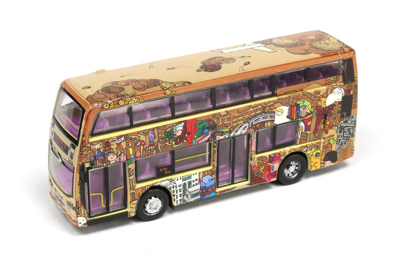 Tiny 微影 香港 藝術 雙層 巴士 E400 Enviro 400 BUS 合金 小車