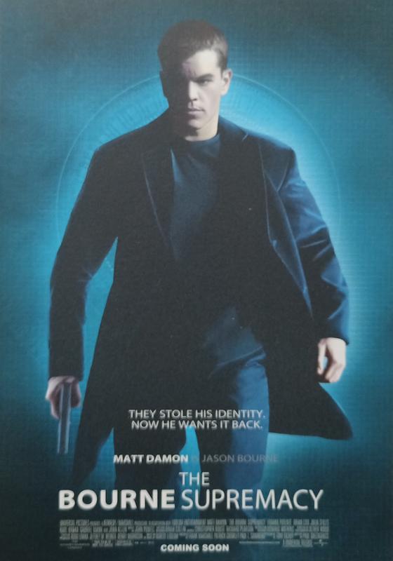 C電影酷卡明信片 神鬼認證 : 神鬼疑雲 The Bourne Supremacy 麥特戴蒙